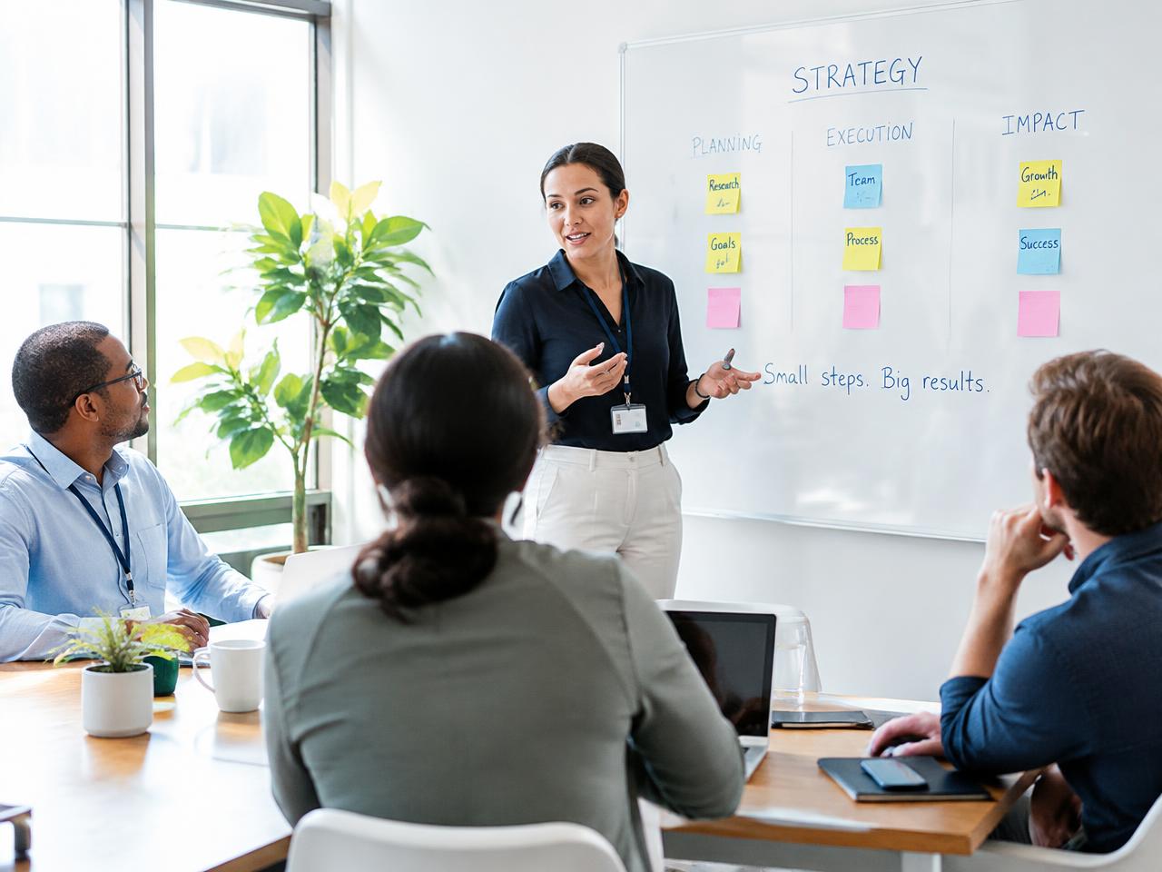 SupportOS consultant leading a strategy workshop